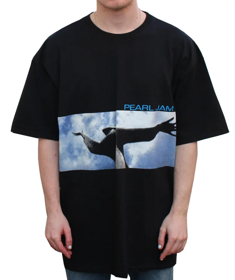 Pearl Jam 1998 ツアーTシャツ Lサイズ Pearl Jam Vintage T Shirt 1998 Yield Tour Cities 90's